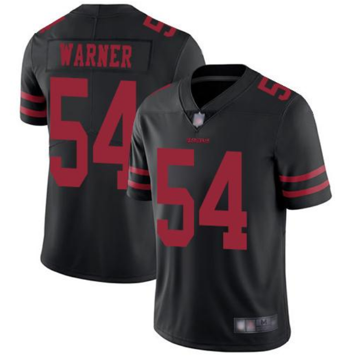 Men's San Francisco 49ers #54 Fred Warner Black Vapor Untouchable Limited Stitched NFL Jersey